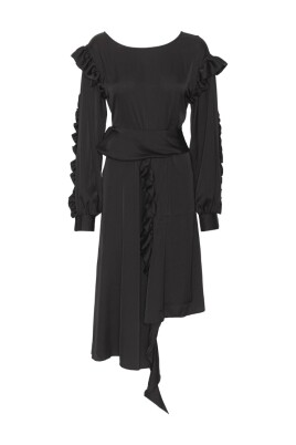 black-satin-dress-antoinette-style