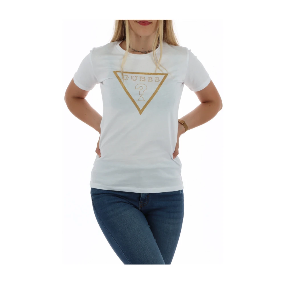 Guess - Tops > T-Shirts - White - Guess - Modalova