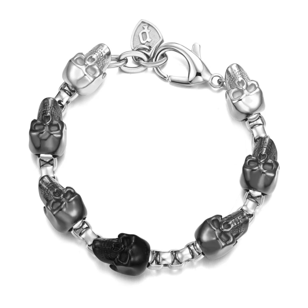 Police Men's Gray Bracelet Vertex Peagb0000902 - Bracelets - One Size - Accessories