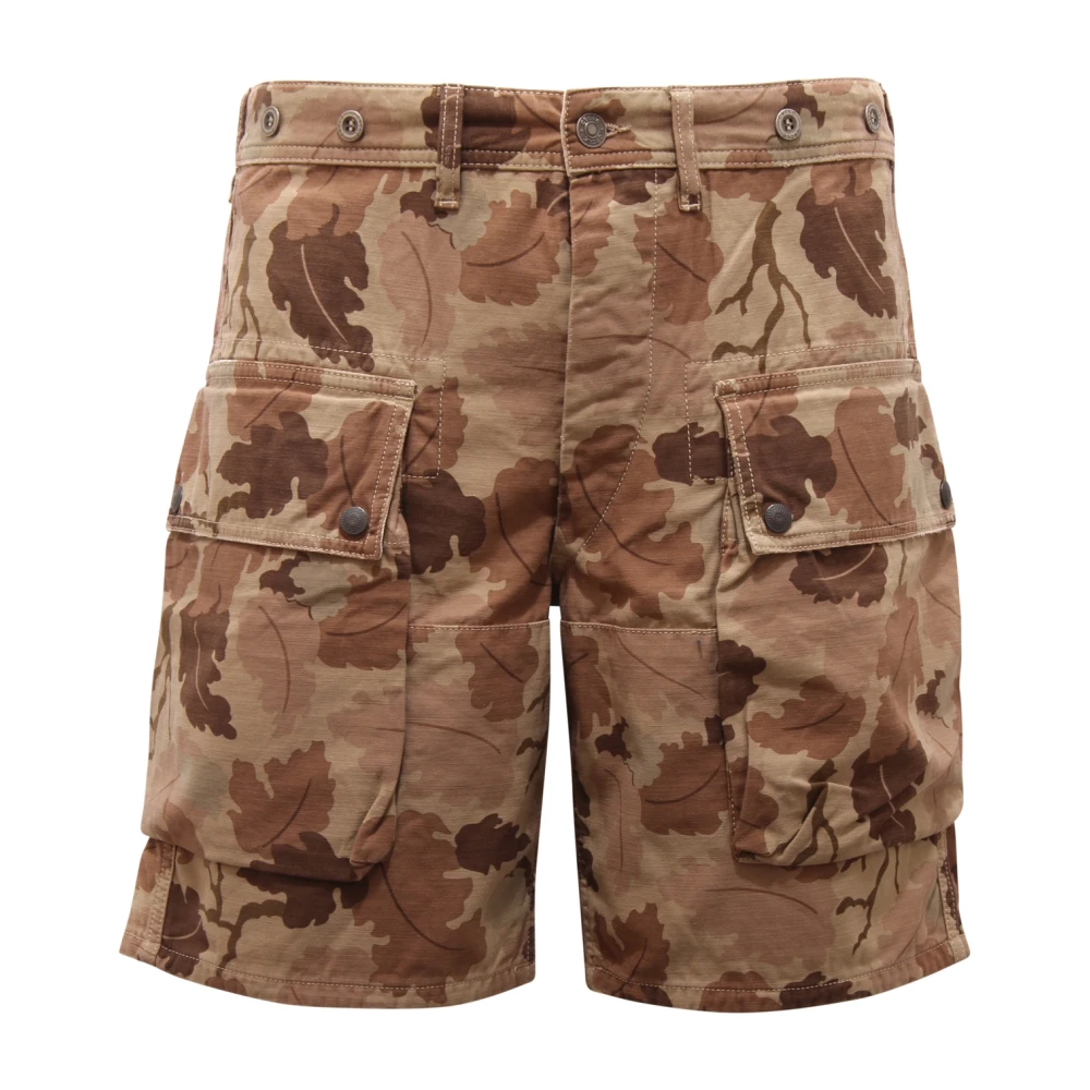 Cycle Green Cargo Bermuda Shorts - Male - Casual Shorts - W32 - Shorts