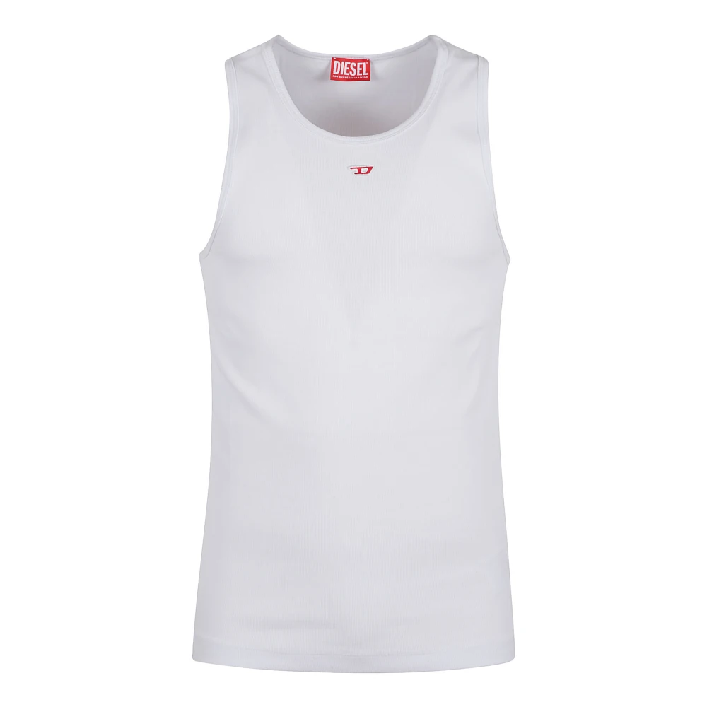 Diesel Stijlvolle Jersey Tops voor Vrouwen White Heren