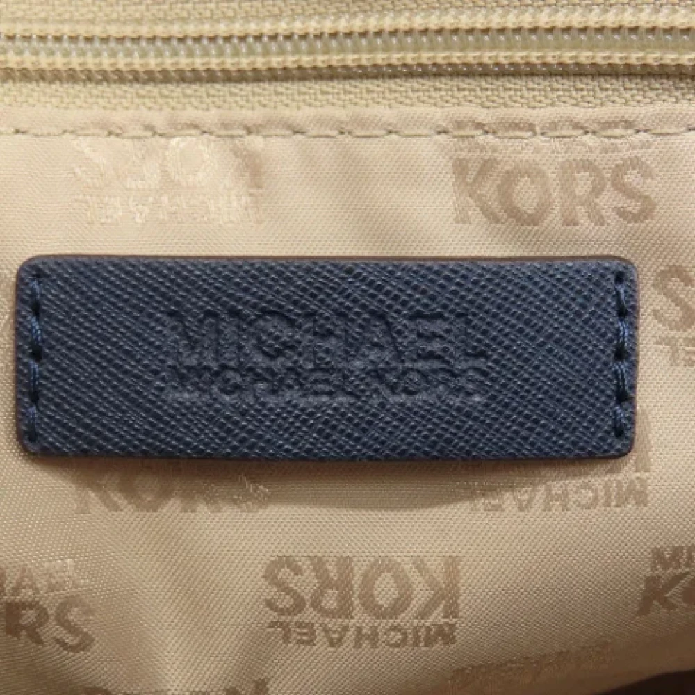 Michael Kors Pre-owned Leather handbags Blue Dames