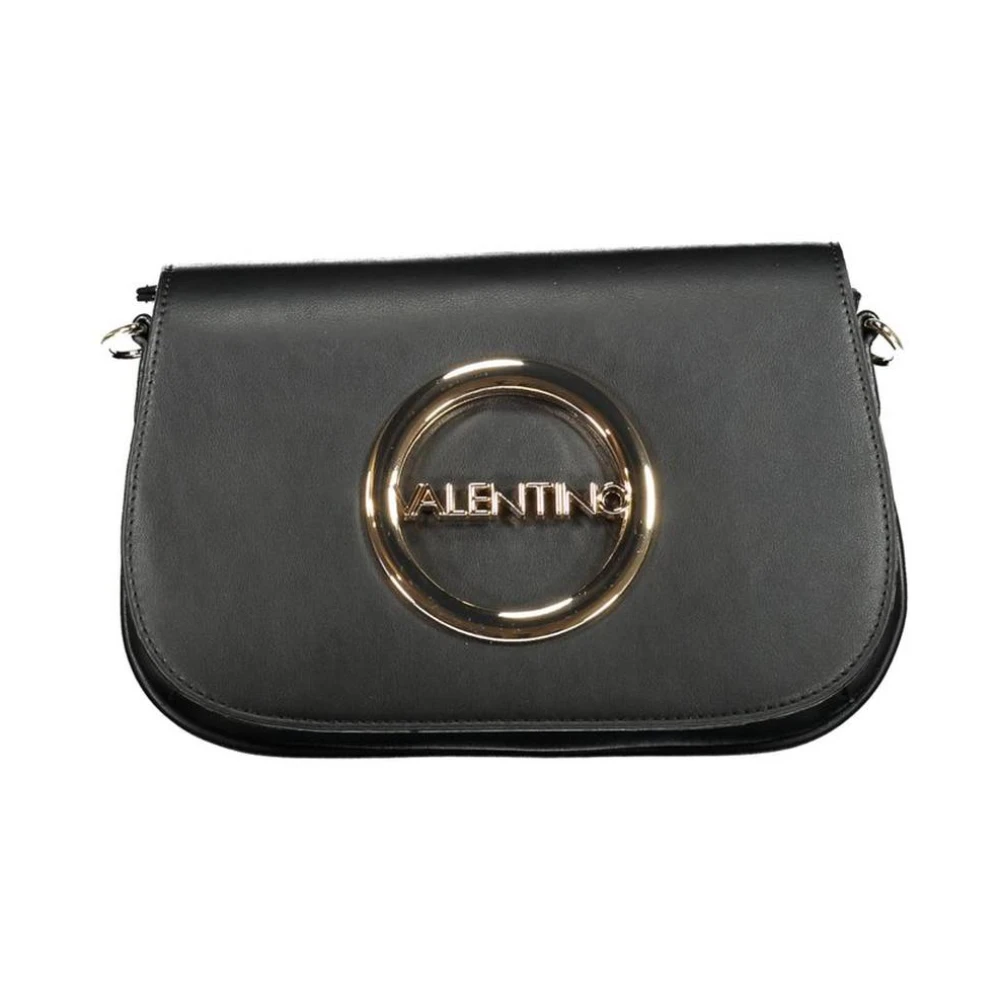 Valentino Women's Black Cross Body Bags, One Size, Circle Logo Crossbody