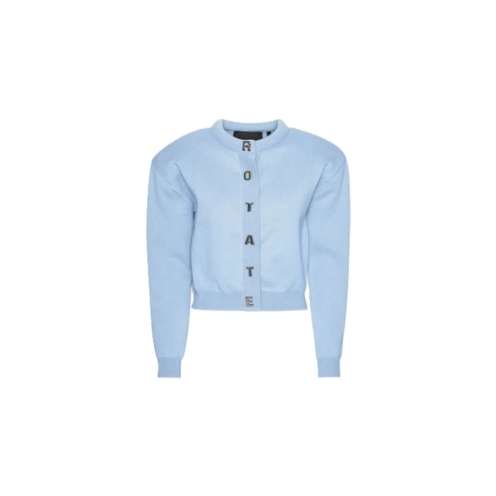 Rotate Birger Christensen Women's Blue Cardigan Rotate - Cardigans - L - Knitwear
