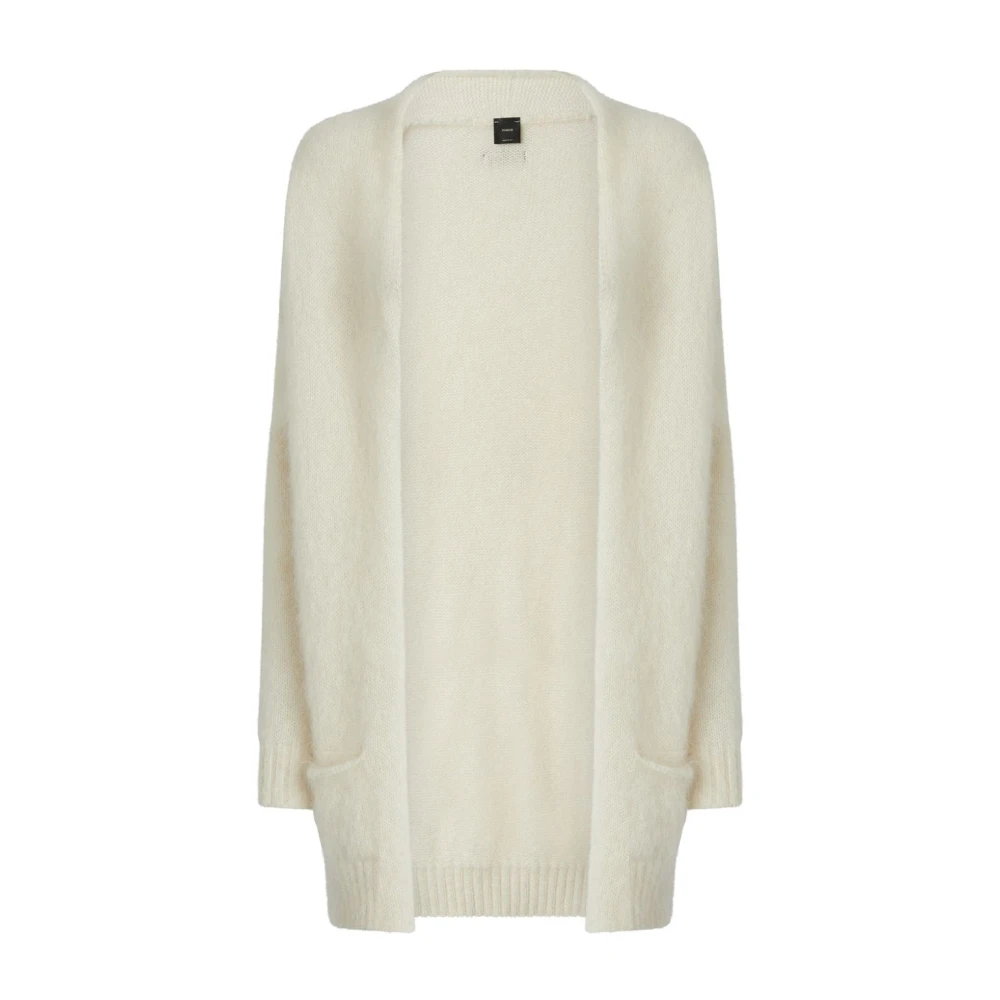 Pinko Witte Dames Cardigan Sweater White Dames