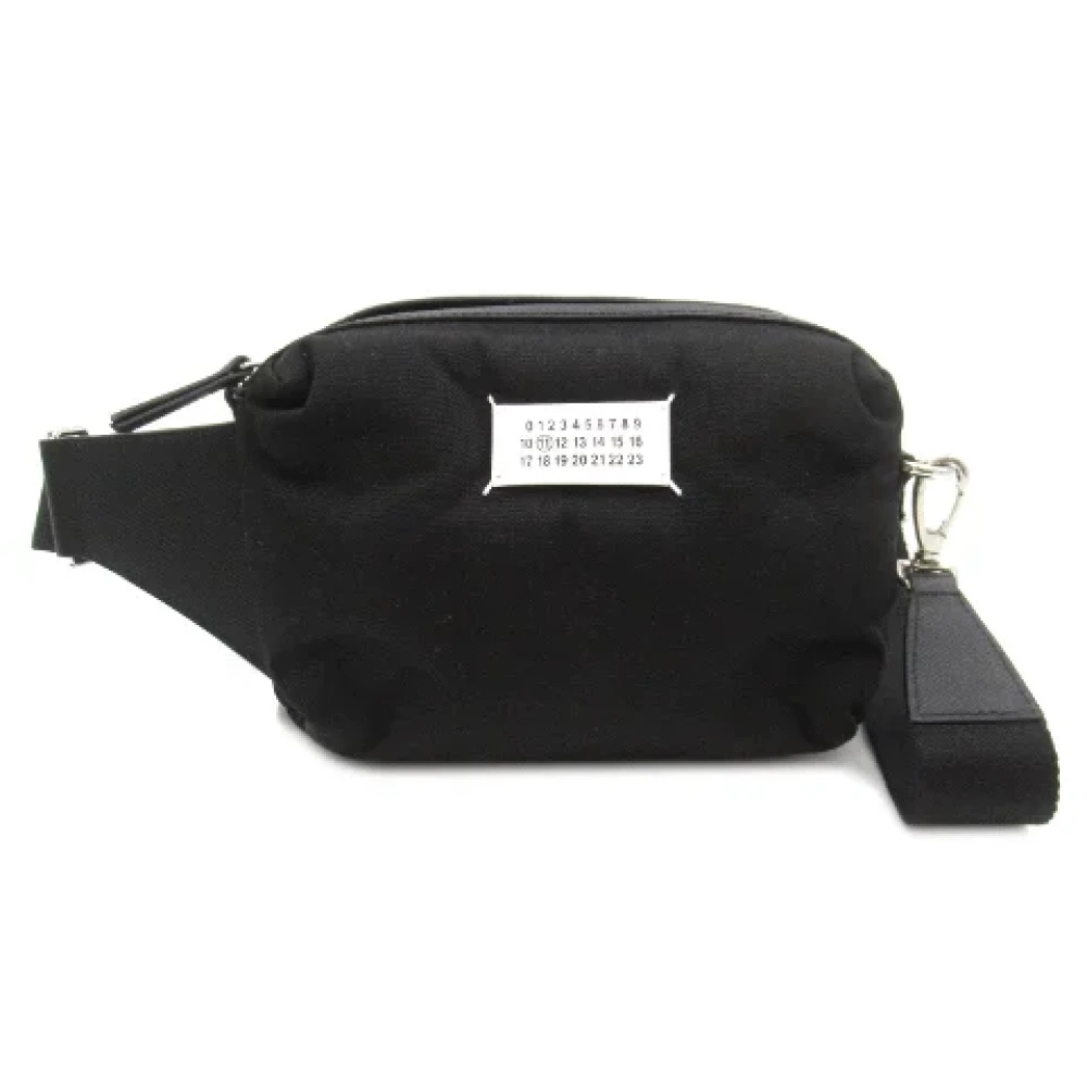 Maison Margiela Pre-owned Nylon crossbody-bags Black Dames