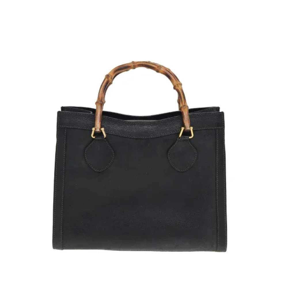 Gucci Vintage Pre-owned Leather handbags Black Dames