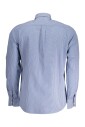 chemise-en-coton-bleu-coupe-regular