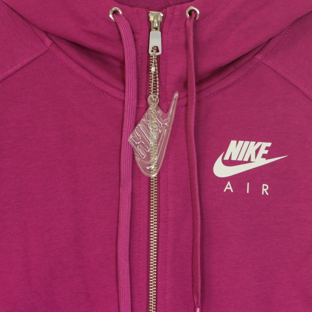 Nike Sportieve Air Hoodie met rits Pink Dames