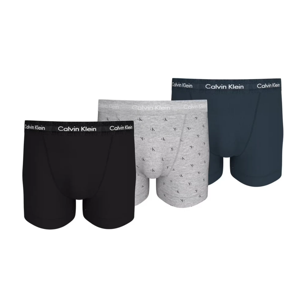 Calvin Klein Multicolor Katoen Stretch Boxers Pak Multicolor Heren