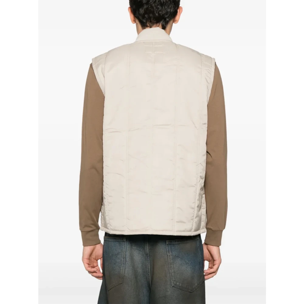 Carhartt WIP Gewatteerde Vest Voering Beige Heren