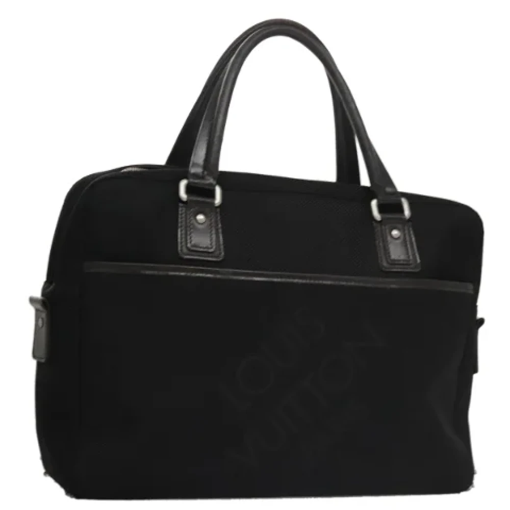 Louis Vuitton Vintage Pre-owned Canvas briefcases Black Dames