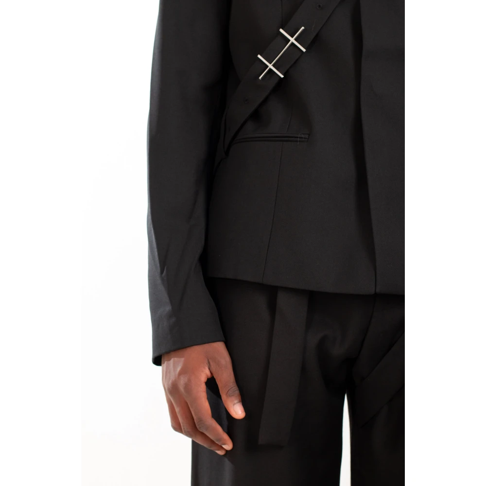 Heliot Emil Verstelbare Blazer met Aegis Band Black Heren