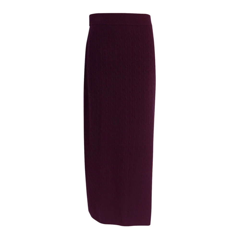 March23 Rok midi met bloemenprint Purple Dames