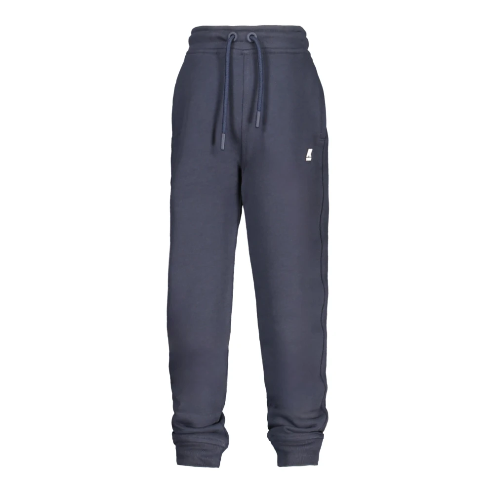 K-Way Unisex Kids Blue Kids Sporty Pants With Elastic Waist