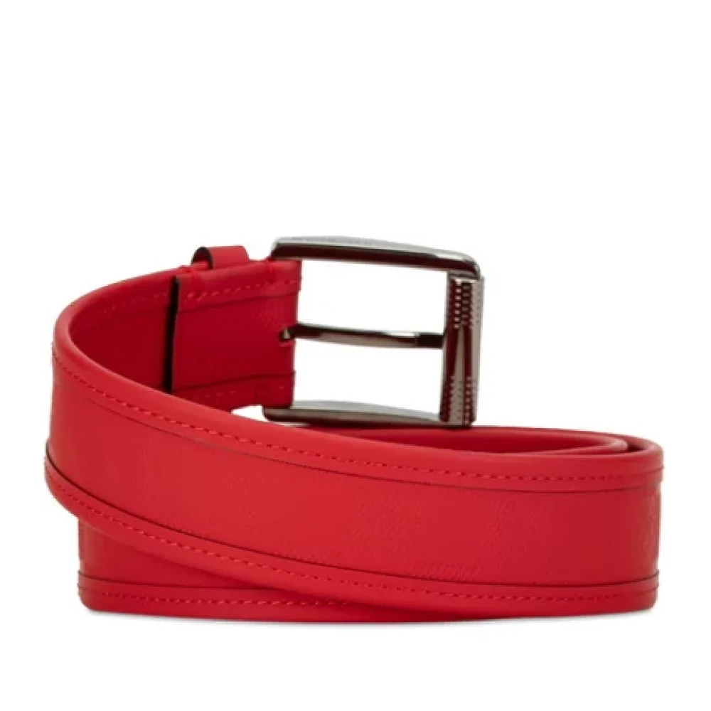 Louis Vuitton Vintage Pre-owned Rubber belts Red Dames
