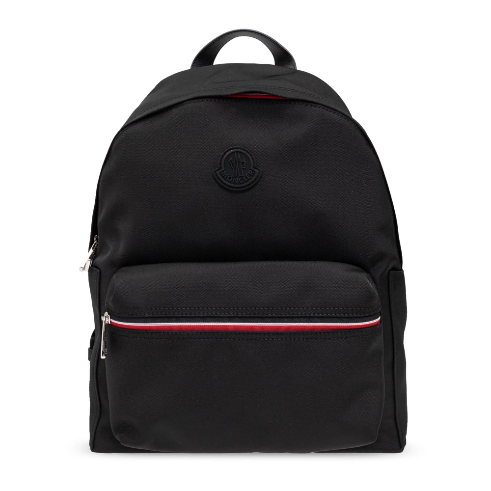 Moncler Rugzak met logopatch Black Heren
