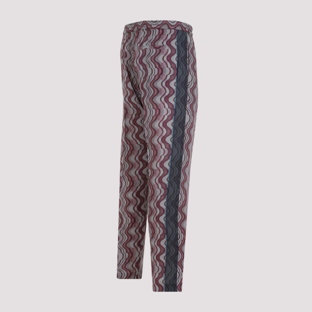 Dries Van Noten Wide Trousers Multicolor Heren