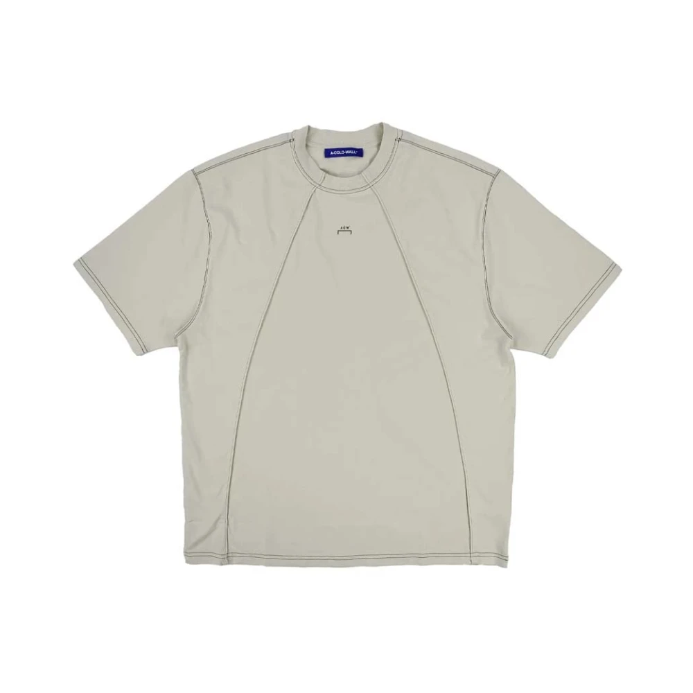 A-Cold-Wall Millbank Beige T-shirt met contraststiksels Beige Heren