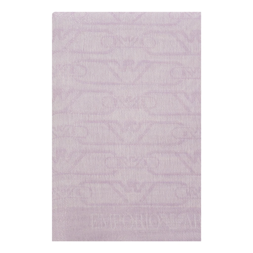 Emporio Armani Sjaal met lurexdraad Purple Dames