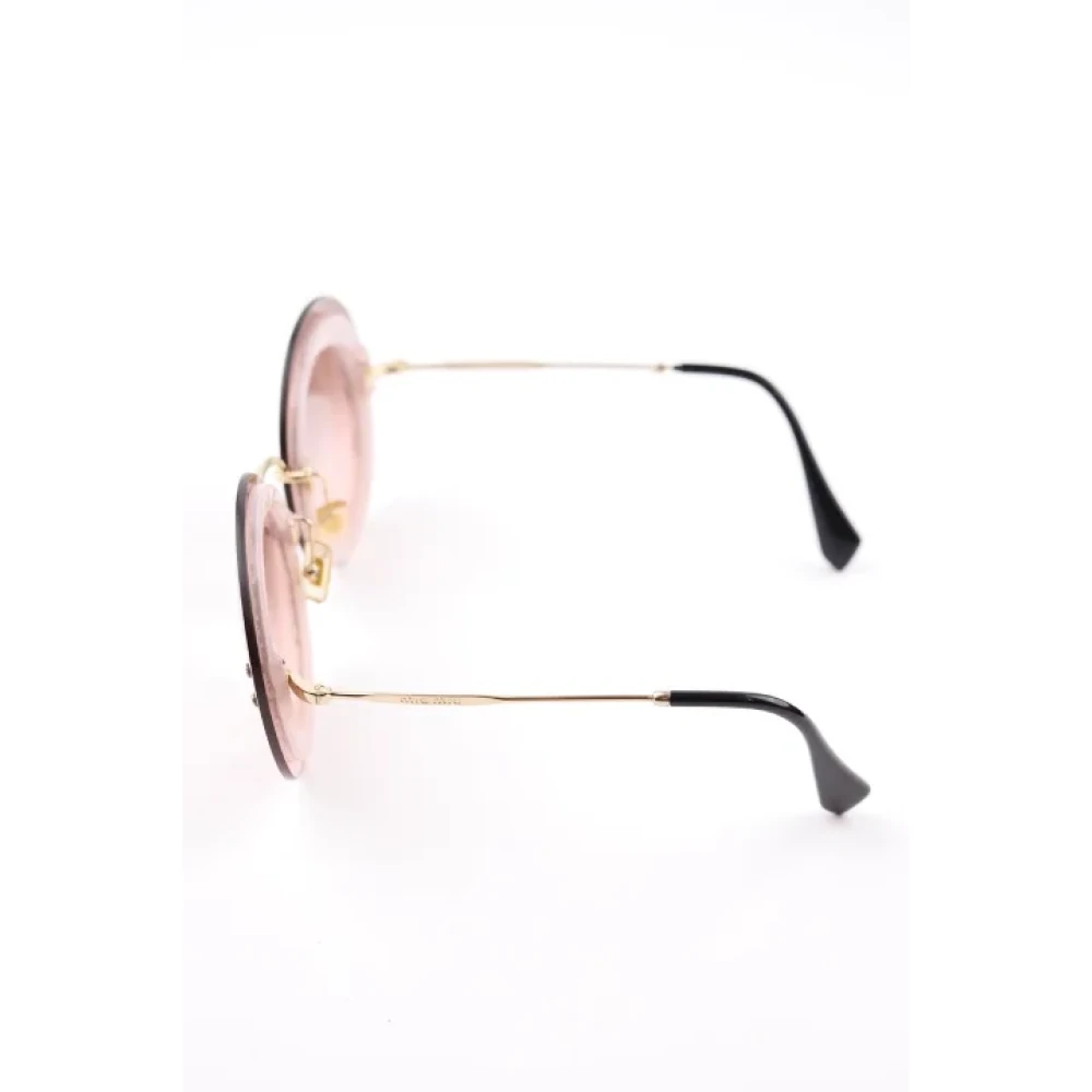 Miu Pre-owned Glass sunglasses Pink Dames