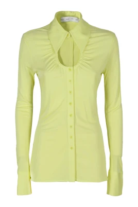 Button-Up Jersey Top