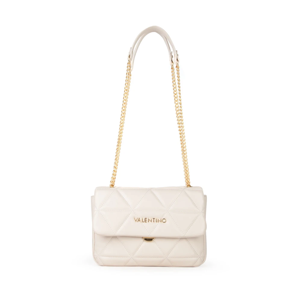 Valentino by Mario Valentino Carnaby Schoudertas Ecru Beige Dames