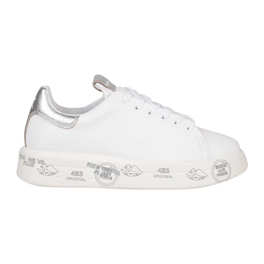 Premiata Snygga Sneakers för Kvinnor White, Dam