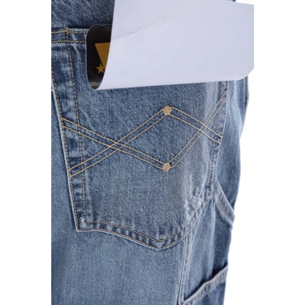 Washington DEE CEE Cropped Blauwe Gewassen Denim Jeans Blue Dames