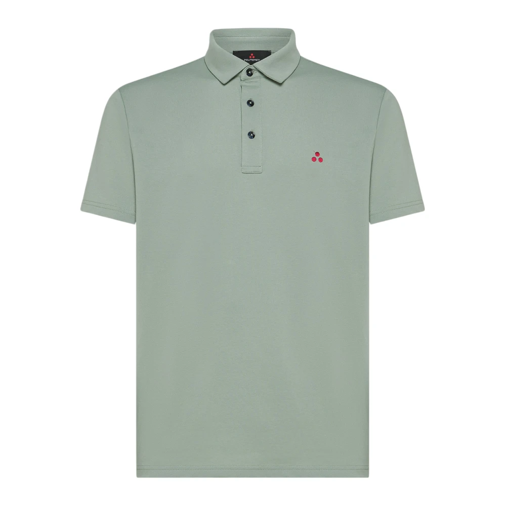 Peuterey Groene Polo Shirt Mezzola 02 Green Heren