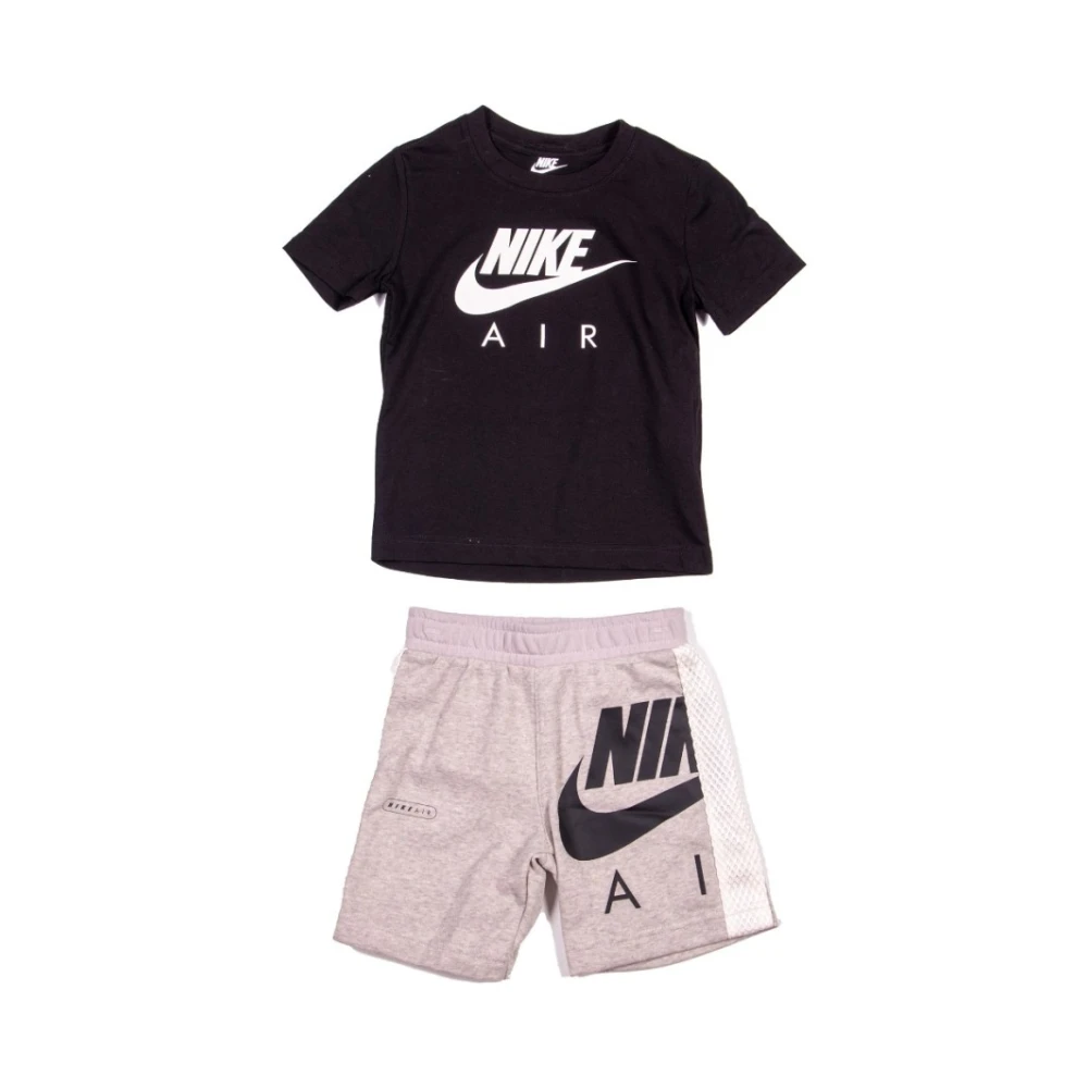 Nike Air Tee+ Shorts i Svart/Grå Multicolor, Unisex