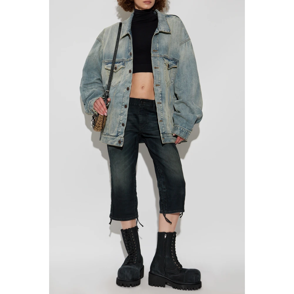 Balenciaga Denim jas Blue Dames