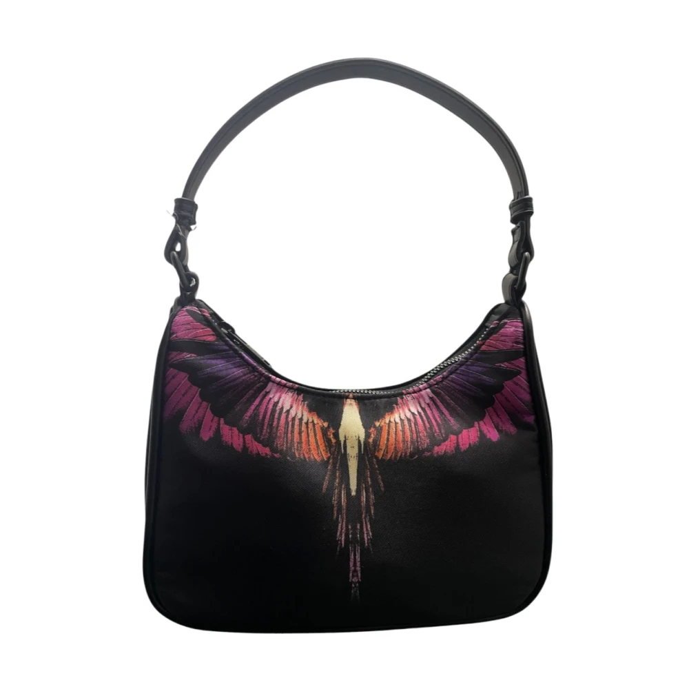 Marcelo Burlon Women's Black Shoulder Bags, One Size, Mini Shoulder Bag