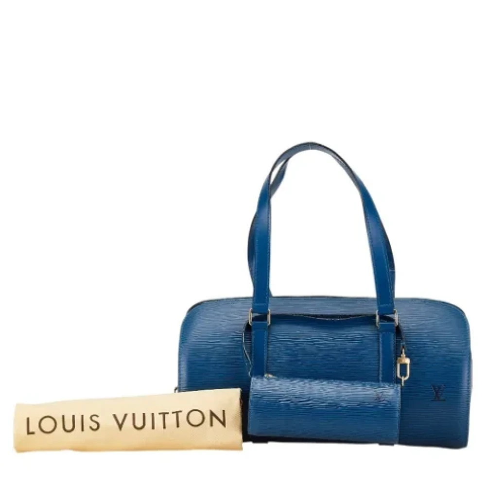 Louis Vuitton Vintage Pre-owned Leather louis-vuitton-bags Blue Dames
