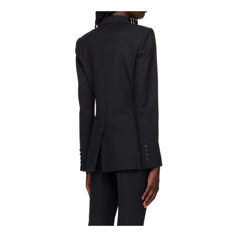 Ami Paris Wollen Blazer Jas Vrouwen Black Dames