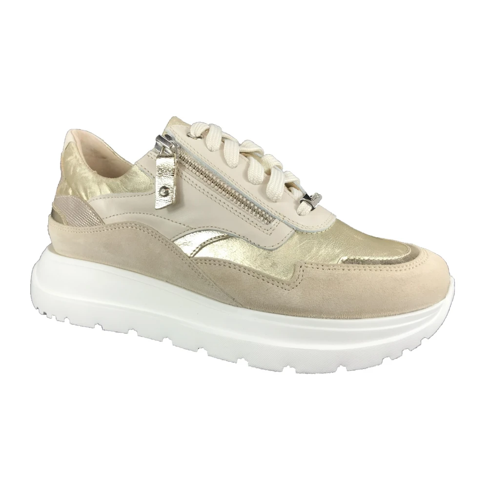 Footnotes Casual Sneaker Schoenen Dames Schoenen Beige