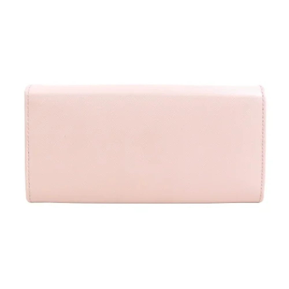 Salvatore Ferragamo Pre-owned Leather wallets Pink Dames