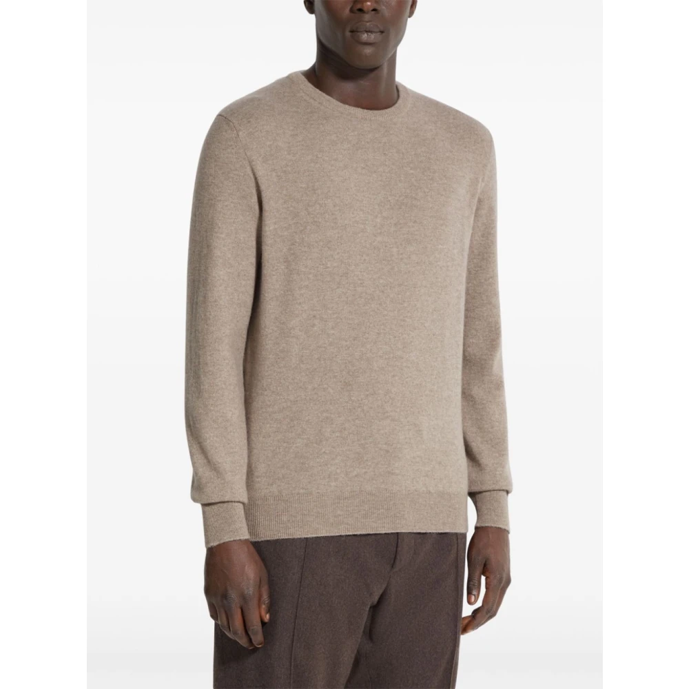 Z Zegna Kasjmier Gebreide truien Beige Heren