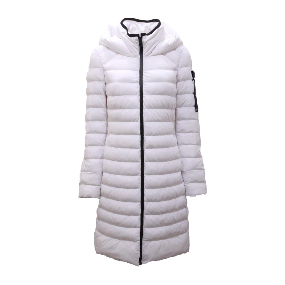 Peuterey Women's White Parkas, Xl, Padded Jacket With Stretch Fabric