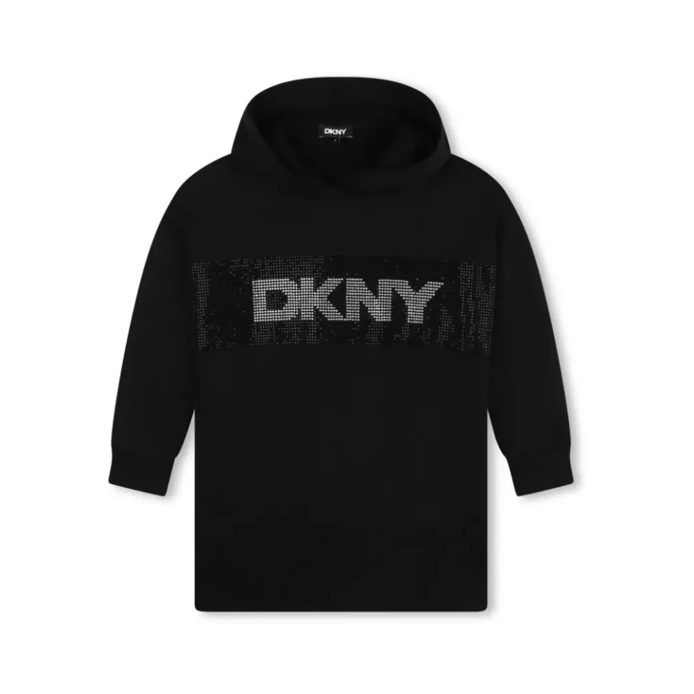 Dkny Svart Klänning för Barn Black, Flicka