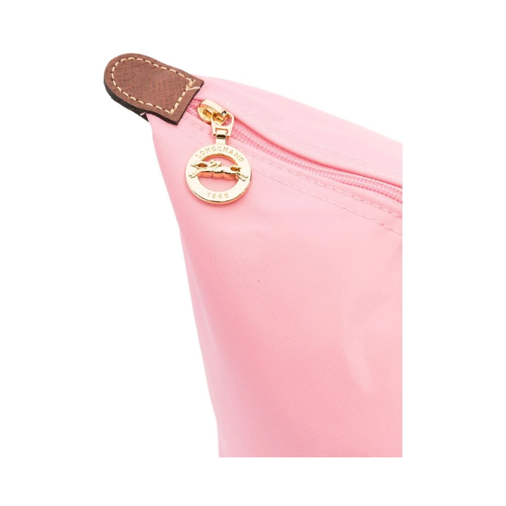 Longchamp Bubblegum Pink Top Zip Handtas Pink Dames