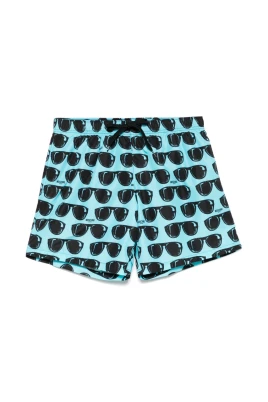 Aqua Blått Havkläder Dragsko Shorts