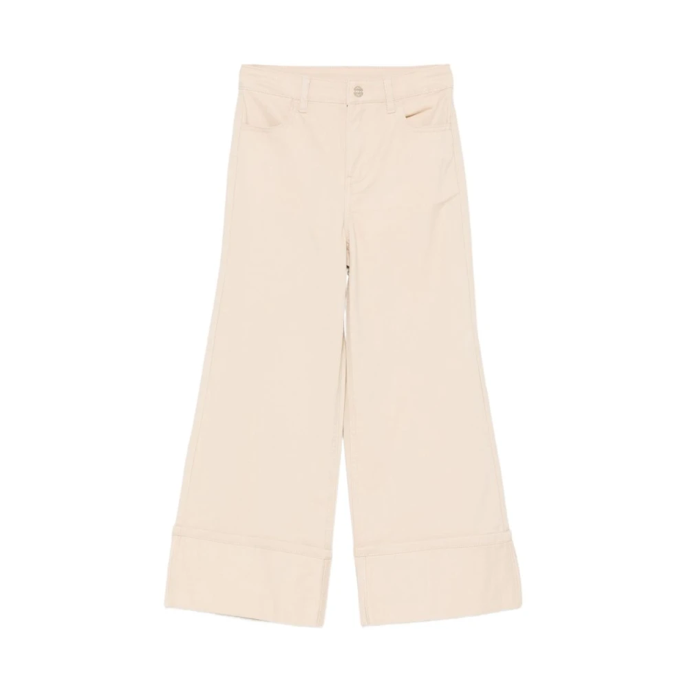 Twinset Women's Beige Pantalone Palazzo