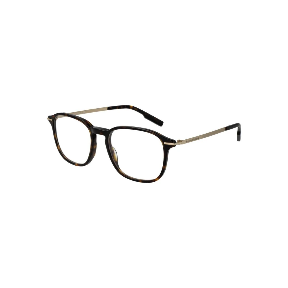Zegna Men's Brown Glasses, One Size, Optical Frames