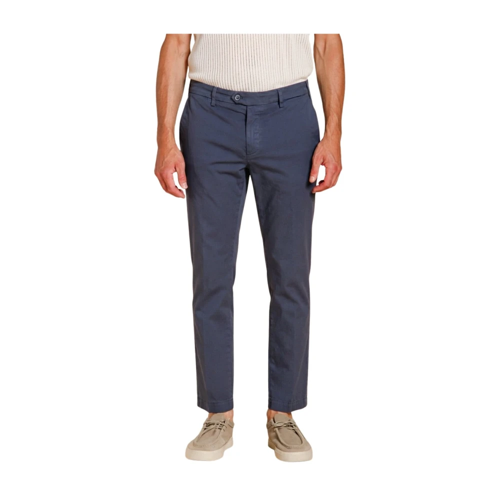 Mason's Herr Blå Byxor L, Bomull, New York Chino Byxor