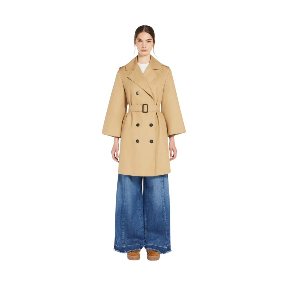 Max Mara Elodia Trenchjas Beige Dames