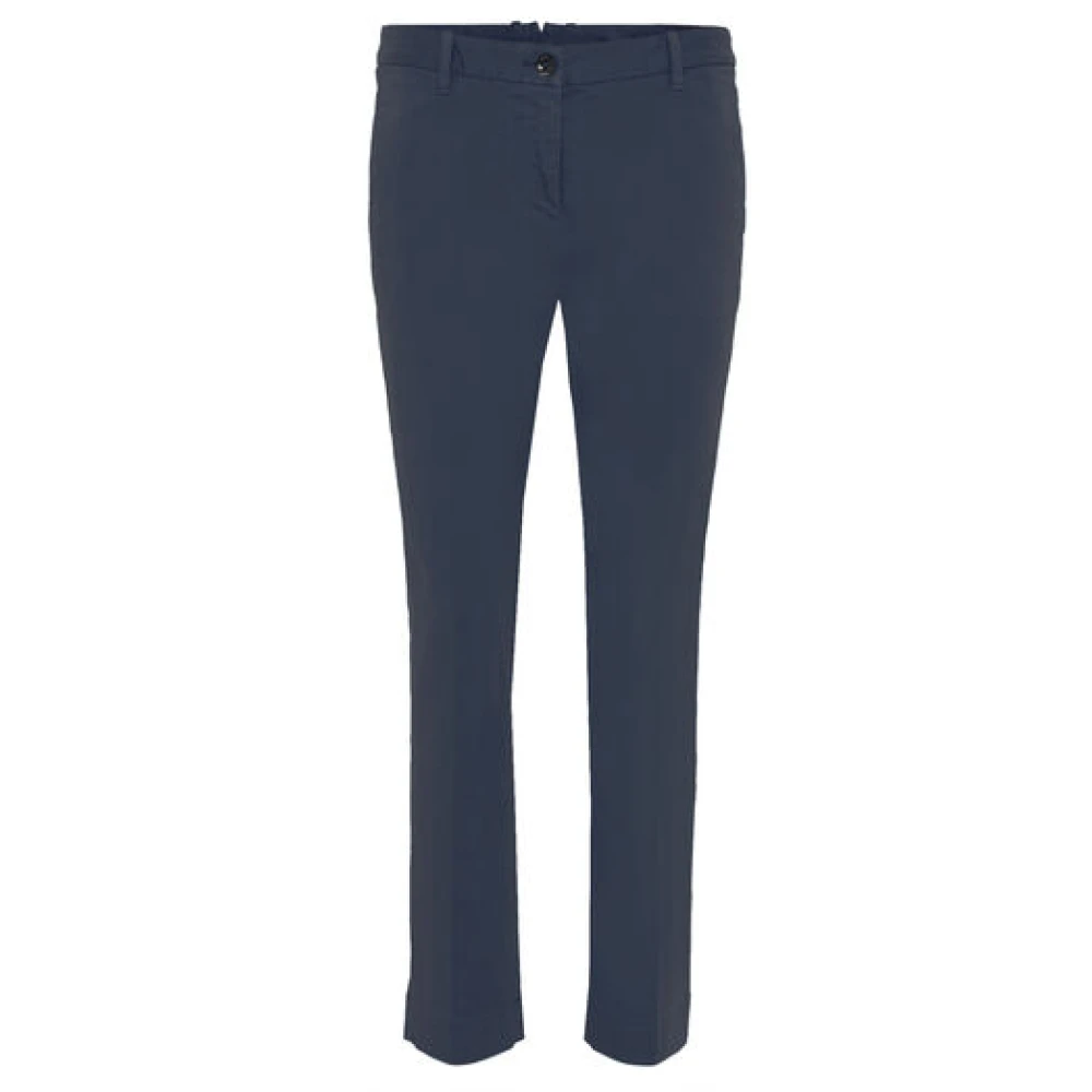 Nine In The Morning Ochtend Breezy Slim Fit Broek Blue Dames