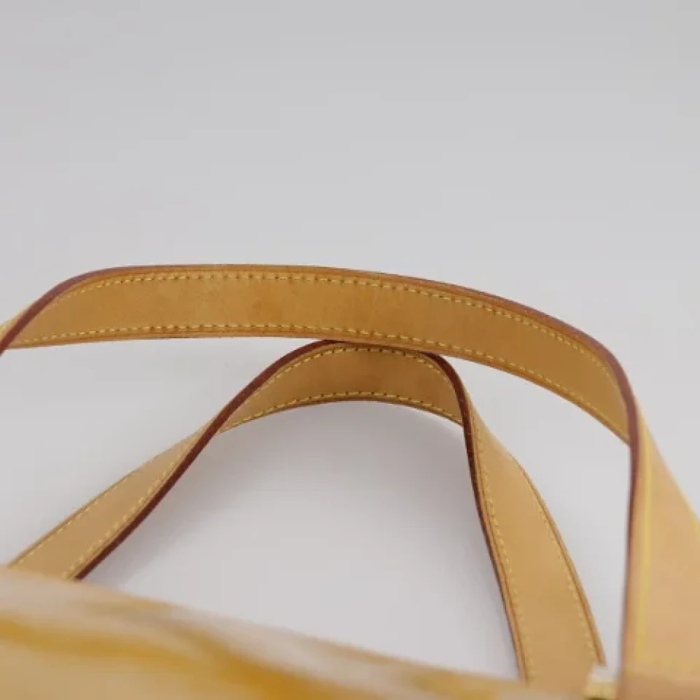 Louis Vuitton Vintage Pre-owned Leather handbags Yellow Dames