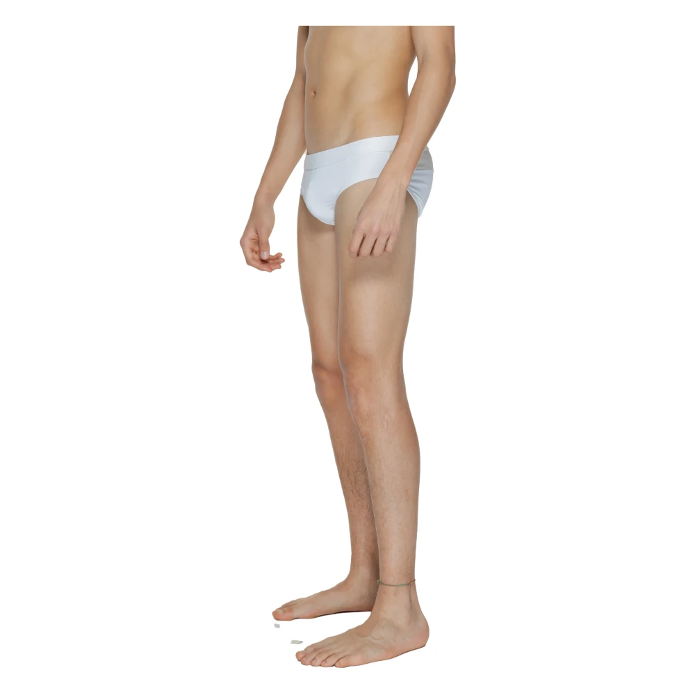 Calvin Klein Witte zwemkleding met elastaan en polyamide White Heren