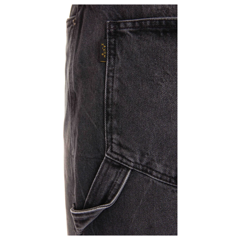 Haikure Winona Over Fit Katoenen Jeans Gray Heren